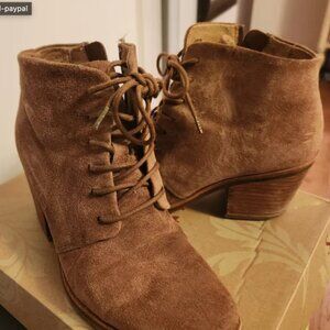 Sofft Corlea Suede Boots Caramel 7.5